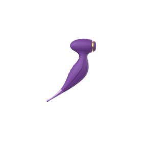Oiseau du Paradis - Vibromasseur 2 en 1 avec vibration clitoridienne par membrane et embout stimulateur violet 